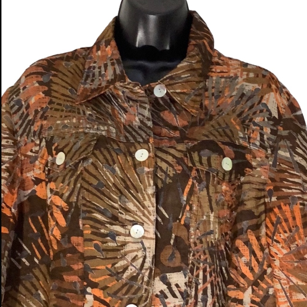 Ruby Rd Button Down Top - Picture 4 of 6